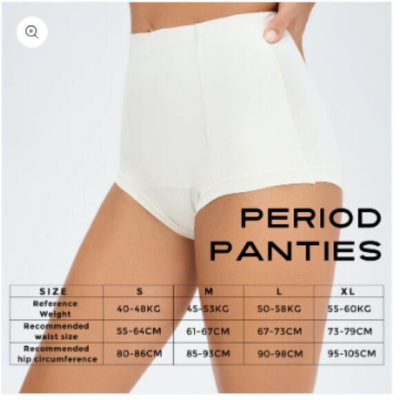 SABLIER Incontinence Underwear, Leakproof Underwear, High-Waisted, L or XL - Picture 2 of 2